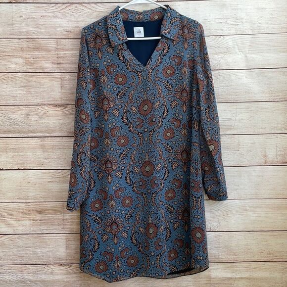 CABI PROVINCIAL FLORAL DRESS IN BLUE‎ - Picture 1 of 6